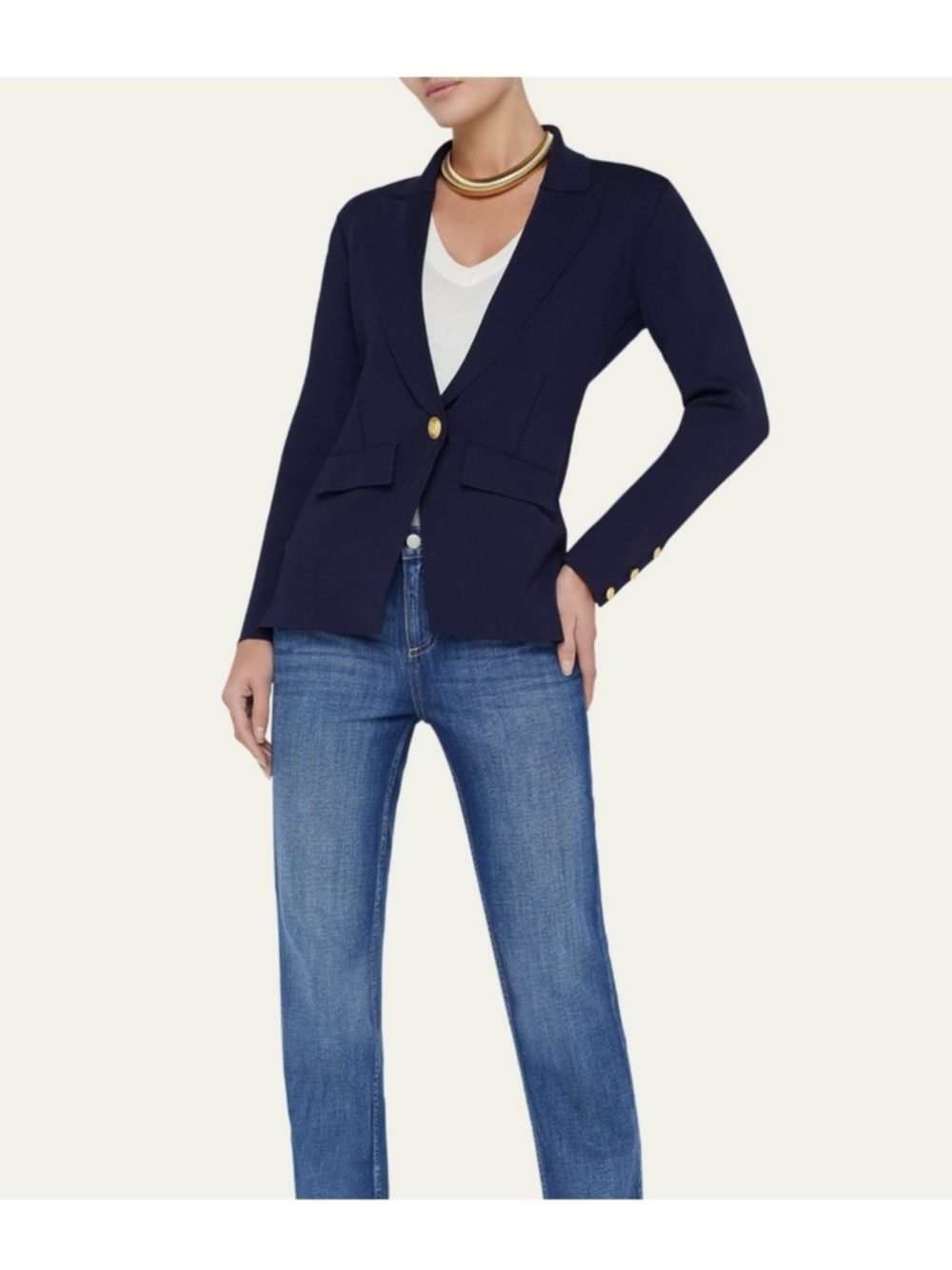 L’AGENCE Chamberlain Knit Blazer size small